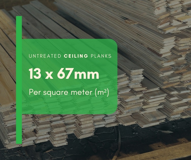 Ceiling Planks m²
