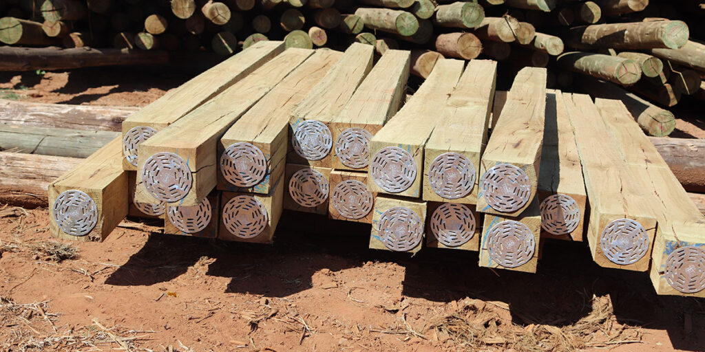 Square-cut Wood Poles