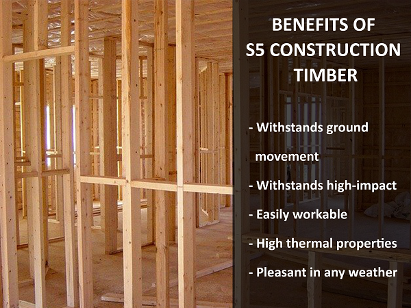 The benefits of S5 construction timber