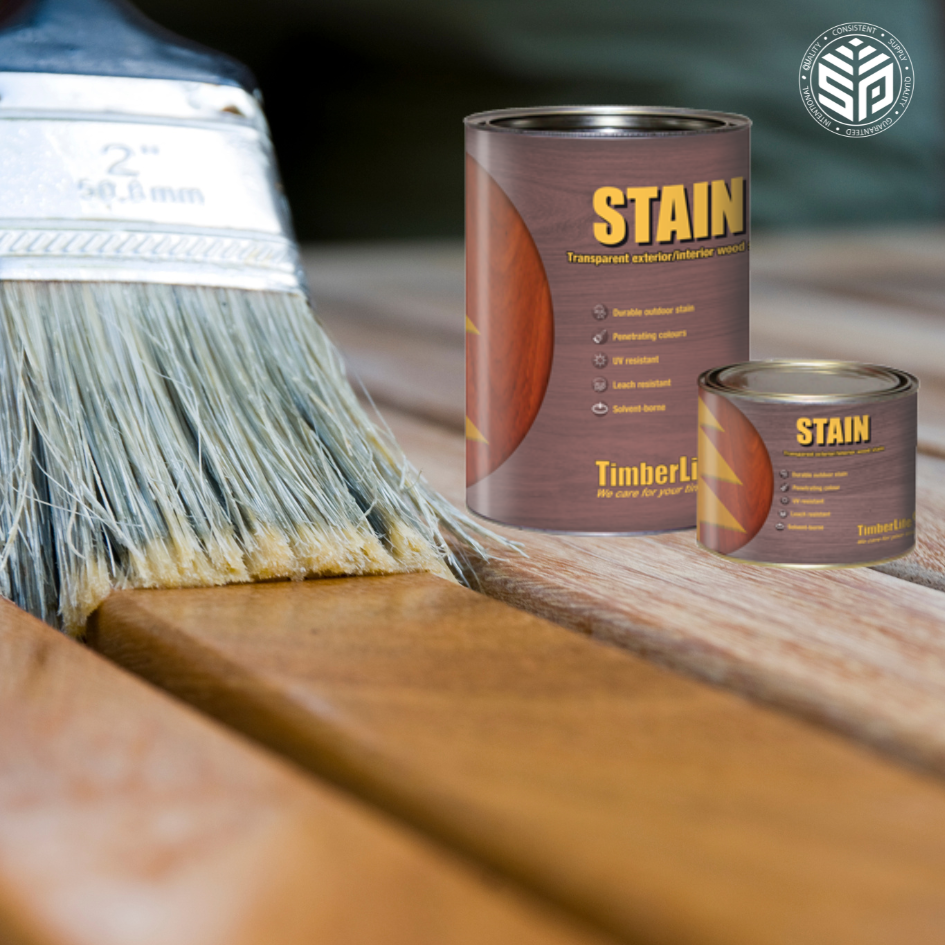 Timberlife stain for treated wood.