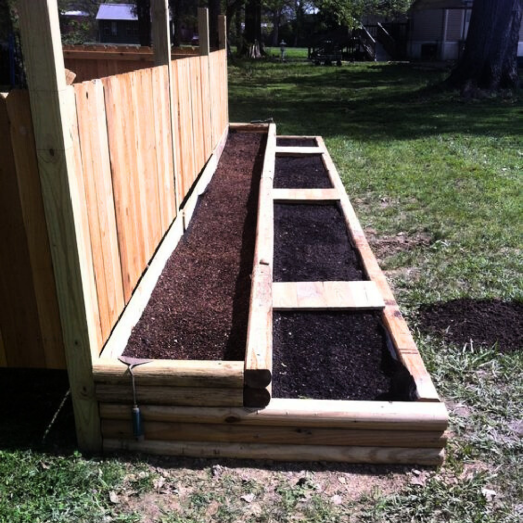 DIY Raised garden with CCA Poles DIY Raised garden with CCA Poles