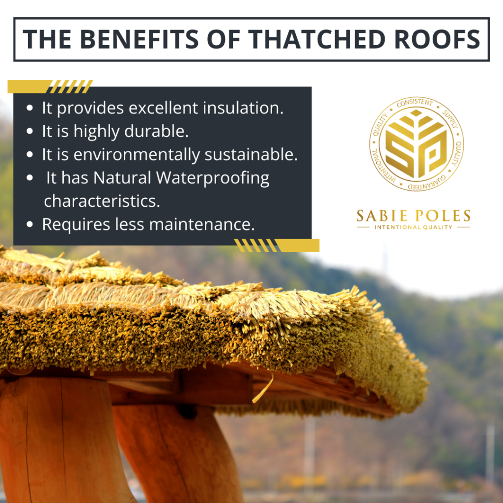 Benefits of thatched roofing